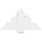 Ekena Millwork Redmond Architectural Grade PVC Gable Bracket, 36"W x 18"H x 6"D x 6"F, 12/12 Pitch GBP036X18X0606RED00 - alternate 3